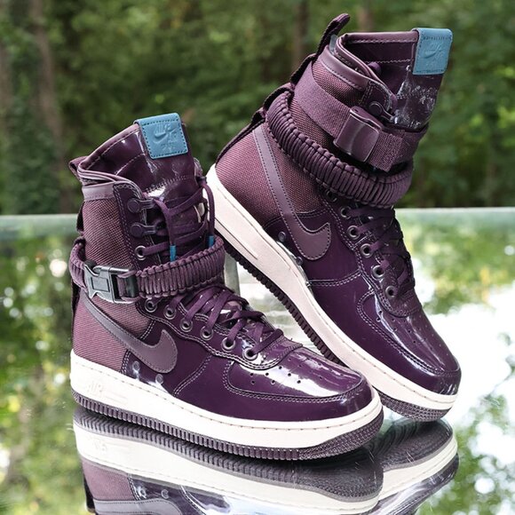 Nike SF Air Force 1 Premium Port Wine - Picture 4 of 14